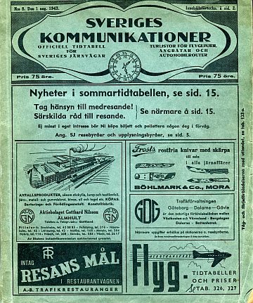 Sveriges Kommunikationer 1943-08