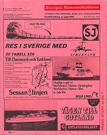 Sveriges Kommunikationer 1979-01
