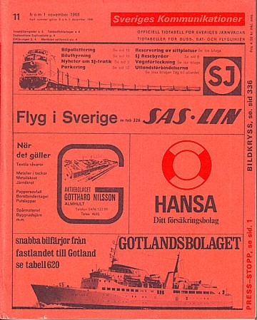 Sveriges Kommunikationer 1969-03