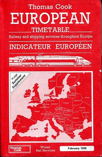 Thomas Cook European Timetable 1997 Oct - www.stenvalls.com