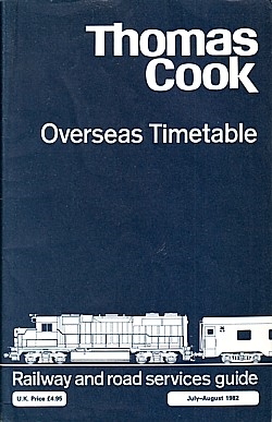Overseas Timetable 1982 July-August
