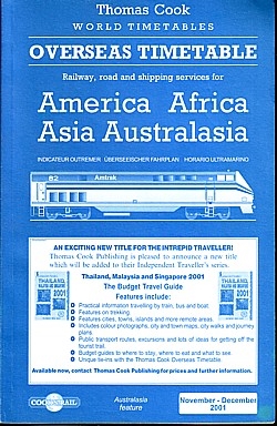 Overseas Timetable 2001 November-December