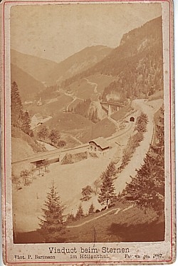 Viaduct beim Sternen im Höllenthal 1887