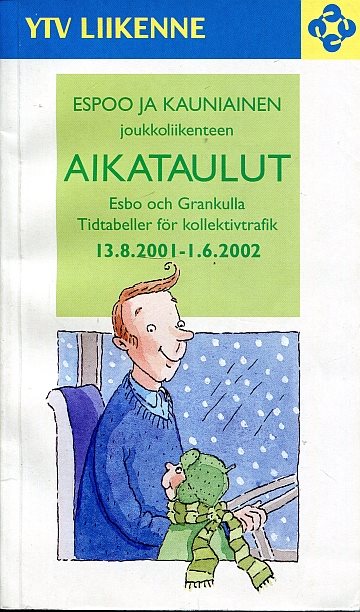 Esbo och Grankulla tidtabell 2000