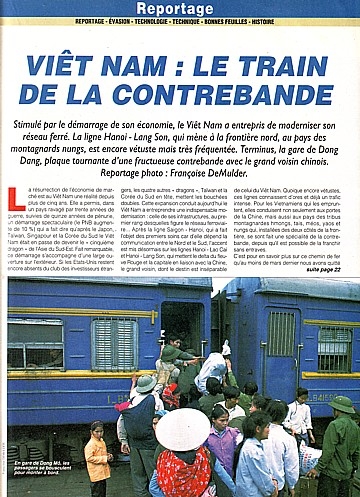 Viêt Nam : Le train de la contrebande