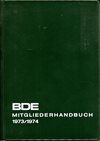 BDE Mitgliederhandbuch 1973/1974