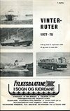 Fylkesbaatane i Sogn og Fjordane Ruter vinterruter 1977-78