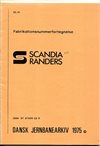 Scandia Randers fabrikationsnummerfortegnelse