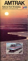 Amtrak National Train Timetables 1982/83