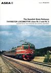 The Swedish State Railways thyristor locomotive class Rc2 and Rc3