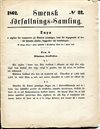 Taxa för transporter på Statens jernvägar 1862