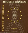 DB Amtliches Kursbuch Sommer 1964