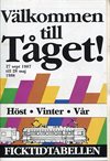 Ficktidtabellen 1987 sommar